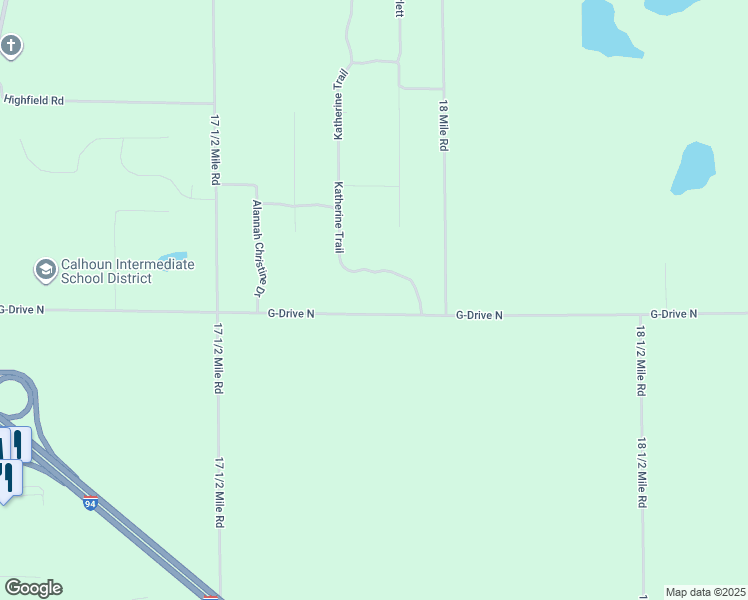 map of restaurants, bars, coffee shops, grocery stores, and more near 17817 G-Drive North in Marshall