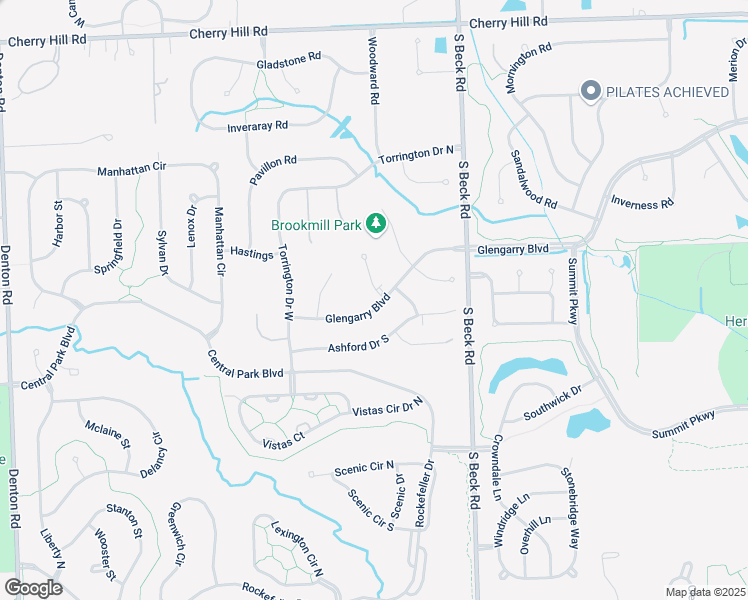 map of restaurants, bars, coffee shops, grocery stores, and more near 525 Delaford Court in Canton