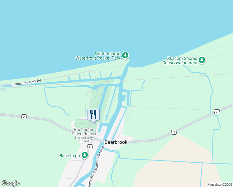 map of restaurants, bars, coffee shops, grocery stores, and more near 191-255 Canal Road in Lakeshore