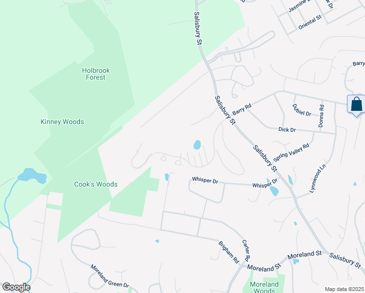 map of restaurants, bars, coffee shops, grocery stores, and more near 757 Salisbury Street in Worcester