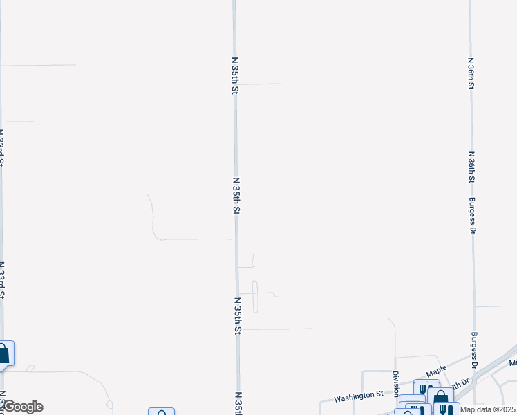 map of restaurants, bars, coffee shops, grocery stores, and more near 1080 North 35th Street in Galesburg