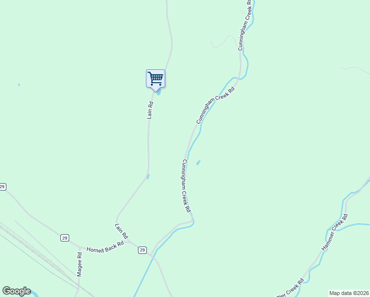 map of restaurants, bars, coffee shops, grocery stores, and more near 6141 Cunningham Creek Road in Canisteo