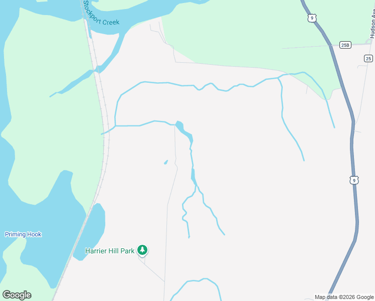 map of restaurants, bars, coffee shops, grocery stores, and more near 6881 Rod and Gun Road in Hudson