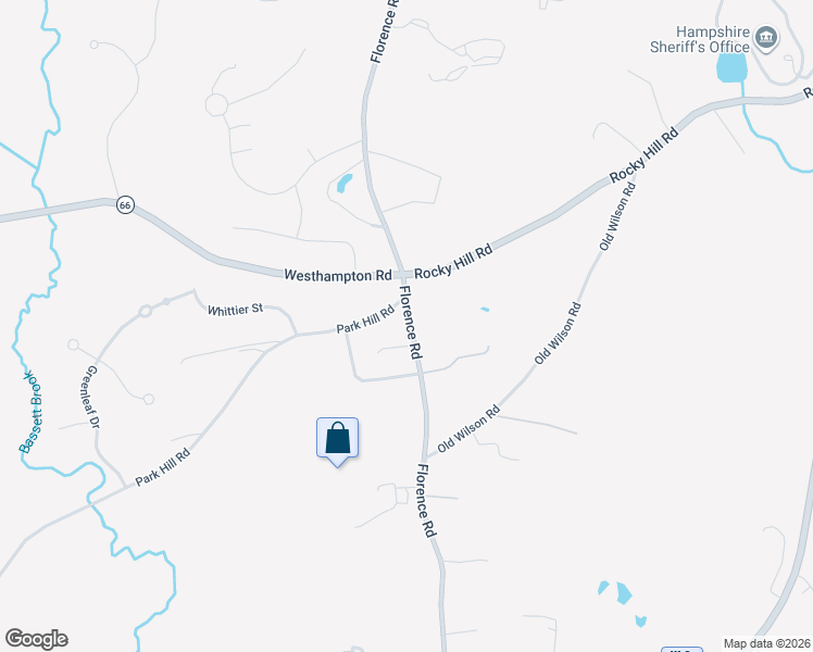 map of restaurants, bars, coffee shops, grocery stores, and more near 947 Florence Road in Northampton
