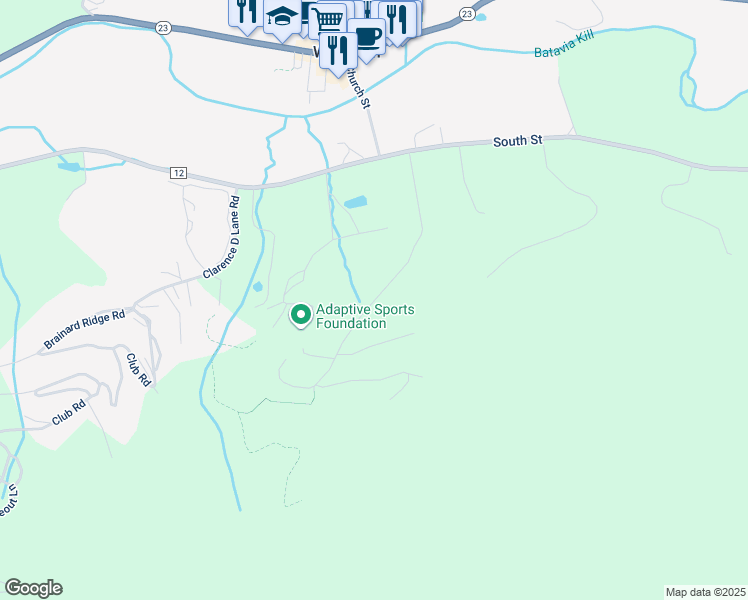 map of restaurants, bars, coffee shops, grocery stores, and more near 139 Trailside Road in Windham