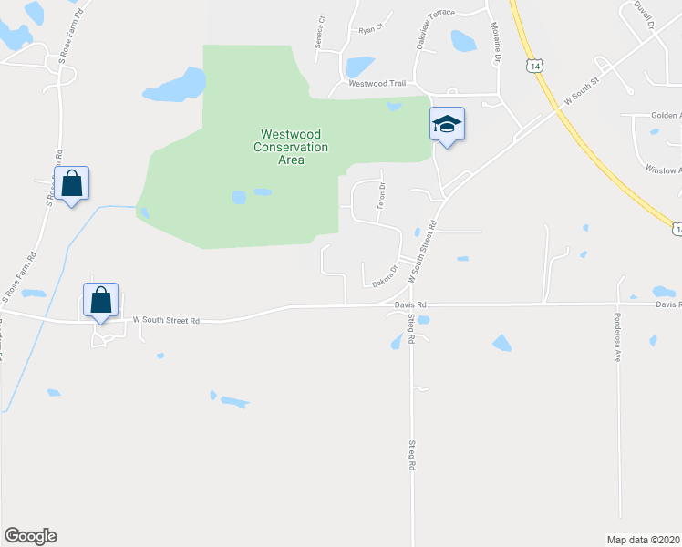 map of restaurants, bars, coffee shops, grocery stores, and more near 941 Serene Trail in Woodstock