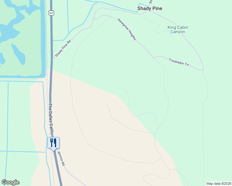 map of restaurants, bars, coffee shops, grocery stores, and more near 938 Apogee Way in Klamath Falls