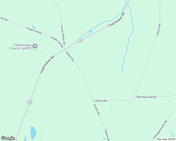map of restaurants, bars, coffee shops, grocery stores, and more near 6896 Sodum Road in Little Valley