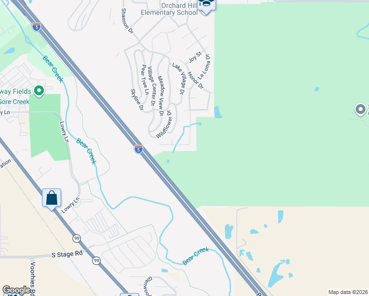 map of restaurants, bars, coffee shops, grocery stores, and more near 2780 Donnalee Drive in Medford