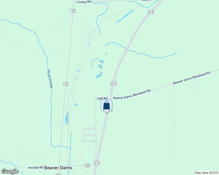 map of restaurants, bars, coffee shops, grocery stores, and more near 1374-1434 New York 414 in Beaver Dams