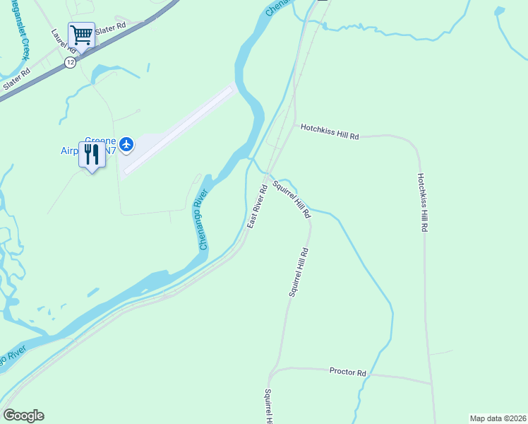 map of restaurants, bars, coffee shops, grocery stores, and more near 926 East River Road in Greene