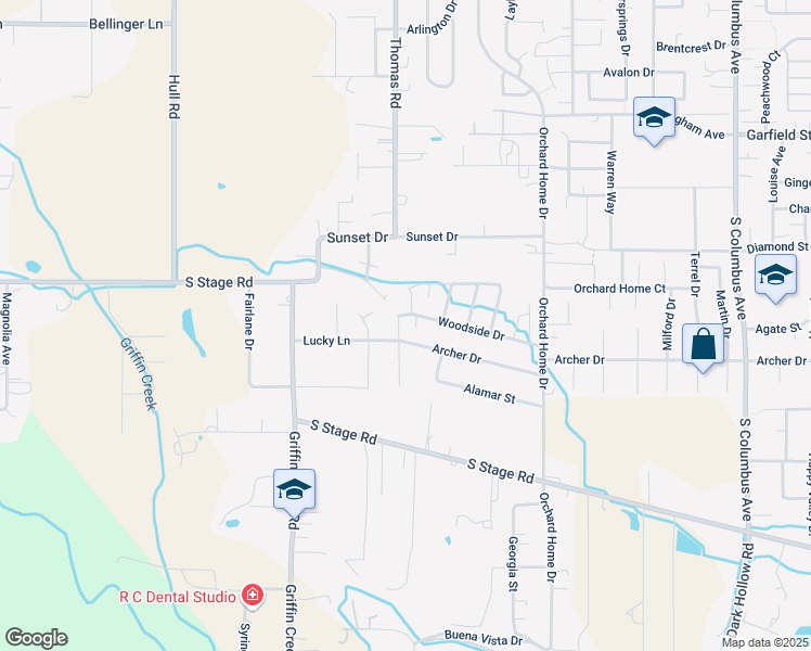 map of restaurants, bars, coffee shops, grocery stores, and more near 2343 Bridgewater Way in Medford