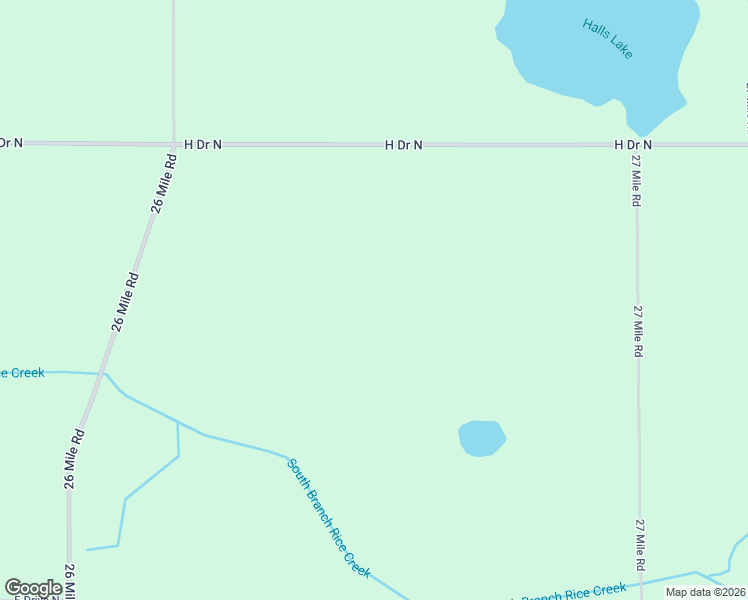 map of restaurants, bars, coffee shops, grocery stores, and more near 26546 H Drive North in Albion
