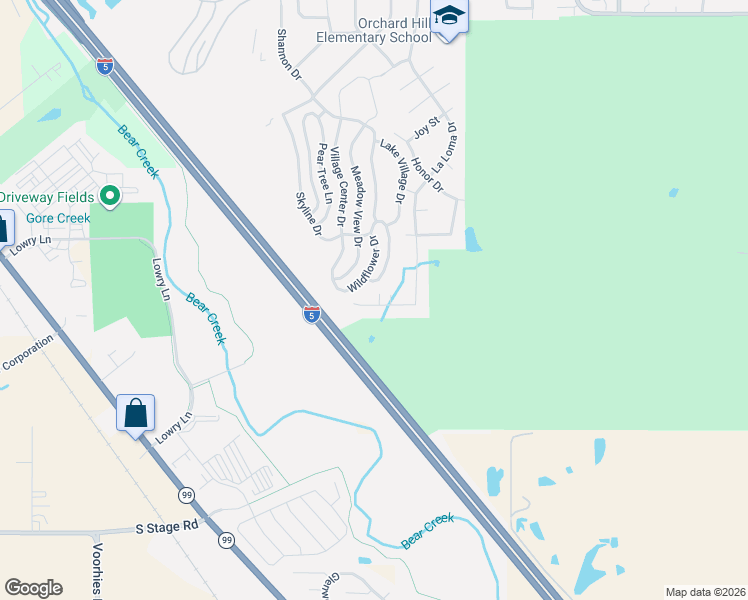 map of restaurants, bars, coffee shops, grocery stores, and more near 2732 Donnalee Drive in Medford