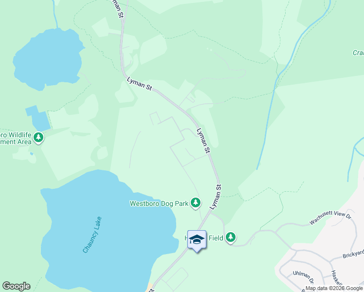 map of restaurants, bars, coffee shops, grocery stores, and more near 250 Lyman Street in Westborough