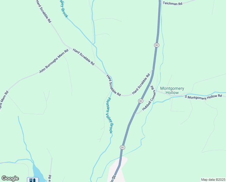 map of restaurants, bars, coffee shops, grocery stores, and more near 399 Hard Scrabble Road in Roxbury