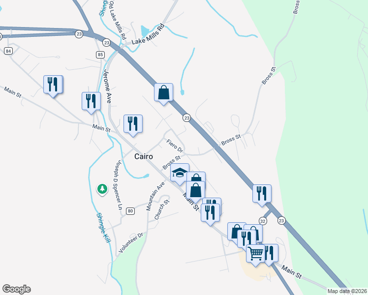 map of restaurants, bars, coffee shops, grocery stores, and more near 0 Grove Street in Cairo