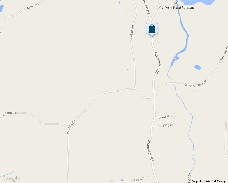 map of restaurants, bars, coffee shops, grocery stores, and more near 286 Osborne Road in Ware