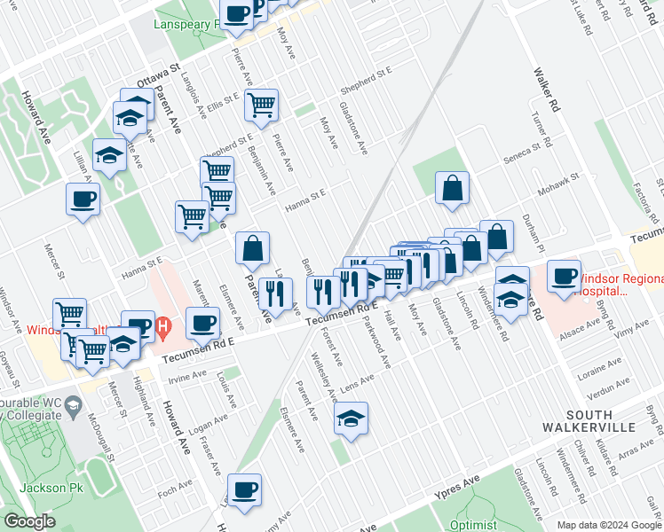 1757 Pierre Avenue, Windsor ON Walk Score