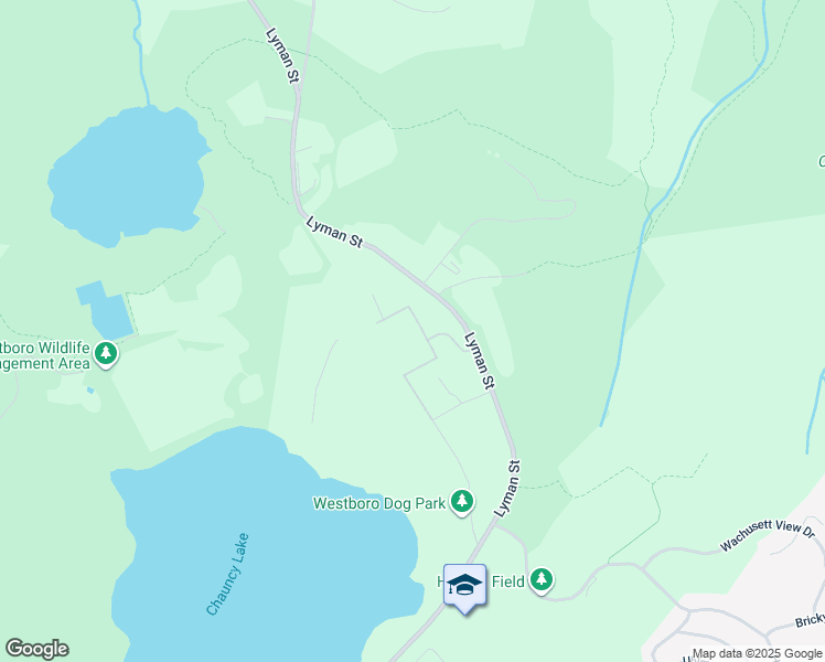map of restaurants, bars, coffee shops, grocery stores, and more near Hospital Road in Westborough