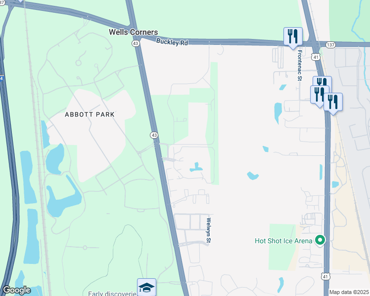 map of restaurants, bars, coffee shops, grocery stores, and more near 13200 West Heiden Circle in Lake Bluff