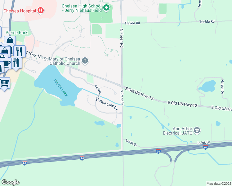 map of restaurants, bars, coffee shops, grocery stores, and more near 674 Parkside Ct in Chelsea