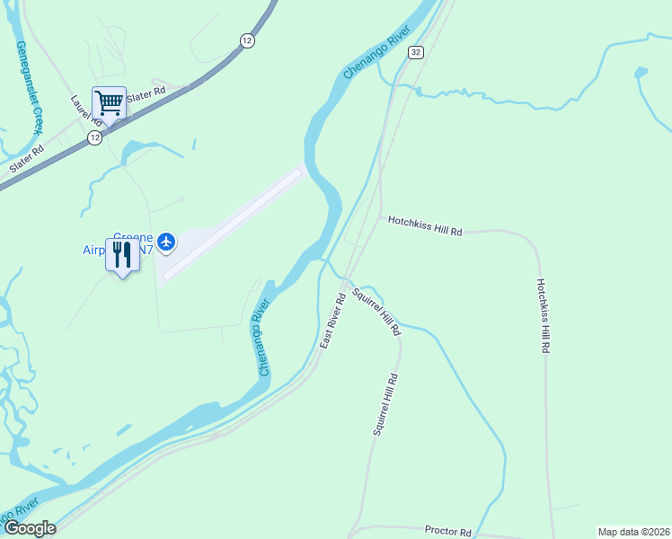 map of restaurants, bars, coffee shops, grocery stores, and more near 926-932 East River Road in Greene