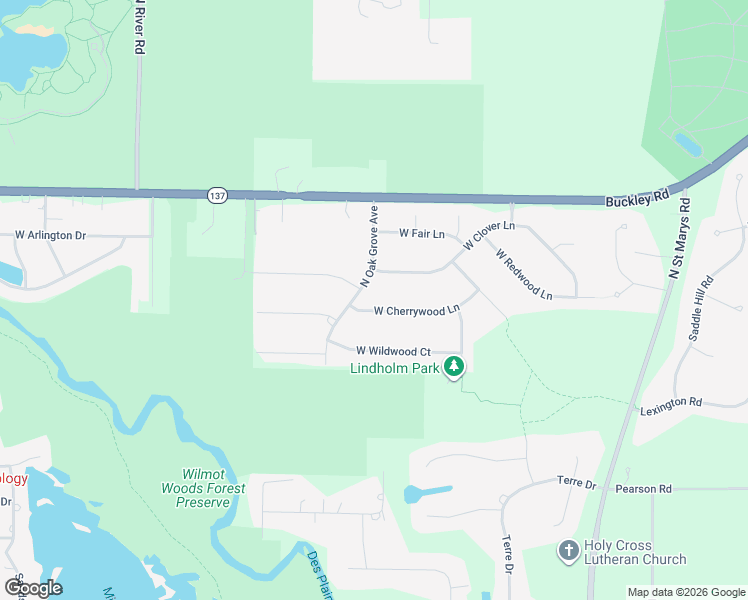 map of restaurants, bars, coffee shops, grocery stores, and more near 30315 North Oak Grove Avenue in Libertyville