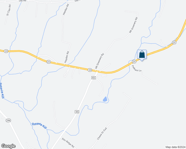 map of restaurants, bars, coffee shops, grocery stores, and more near 275 County Road 65 in Windham