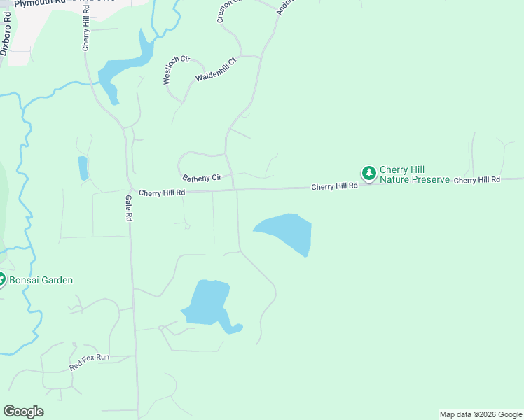 map of restaurants, bars, coffee shops, grocery stores, and more near 5940 Cherry Hill Road in Superior Charter Township