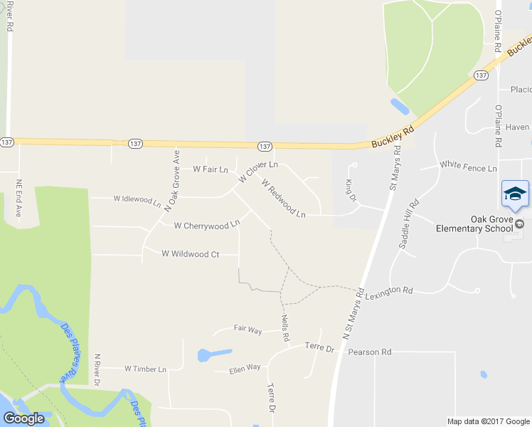 map of restaurants, bars, coffee shops, grocery stores, and more near 15236 West Pinewood Lane in Libertyville