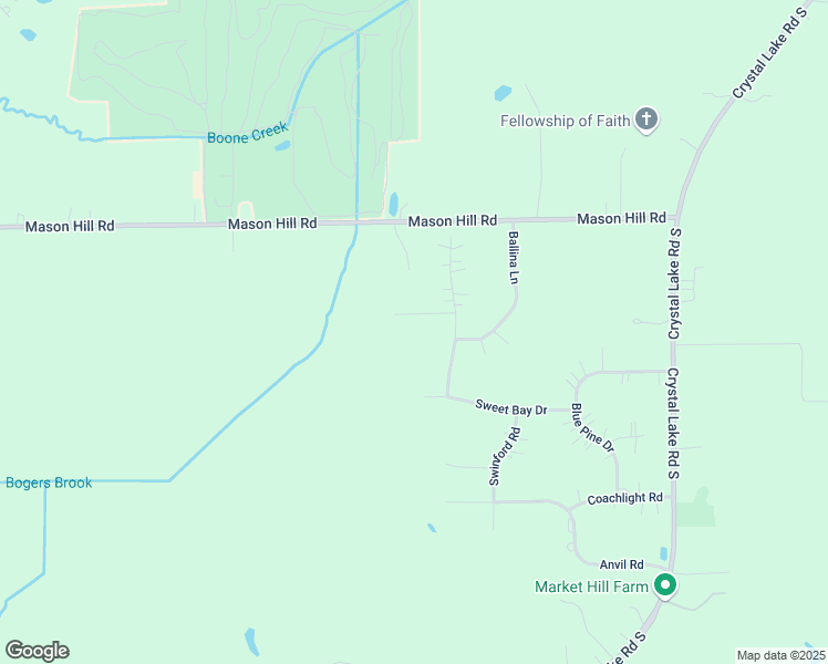 map of restaurants, bars, coffee shops, grocery stores, and more near 6603 Erin Road in McHenry