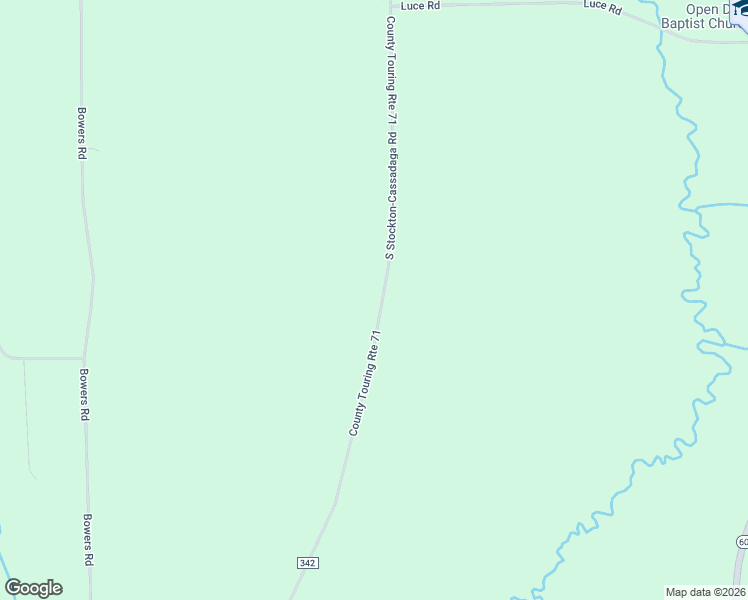 map of restaurants, bars, coffee shops, grocery stores, and more near 6909 South Stockton-Cassadaga Road in Cassadaga