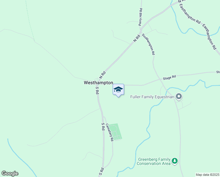 map of restaurants, bars, coffee shops, grocery stores, and more near 19 Stage Road in Westhampton