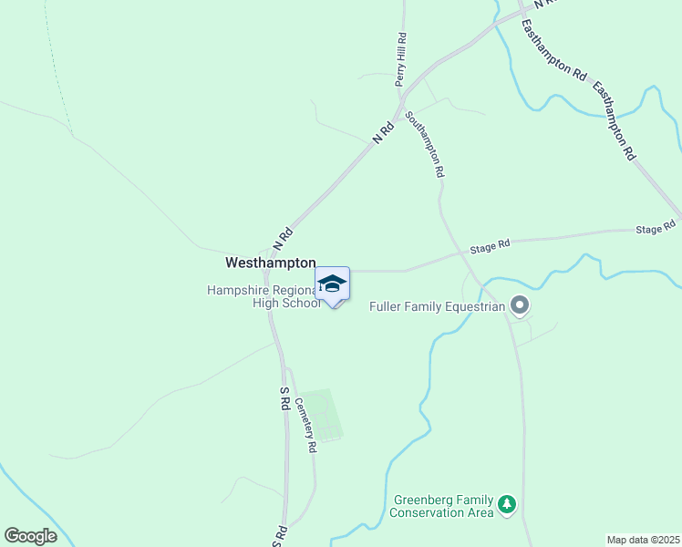 map of restaurants, bars, coffee shops, grocery stores, and more near 19 Stage Road in Westhampton