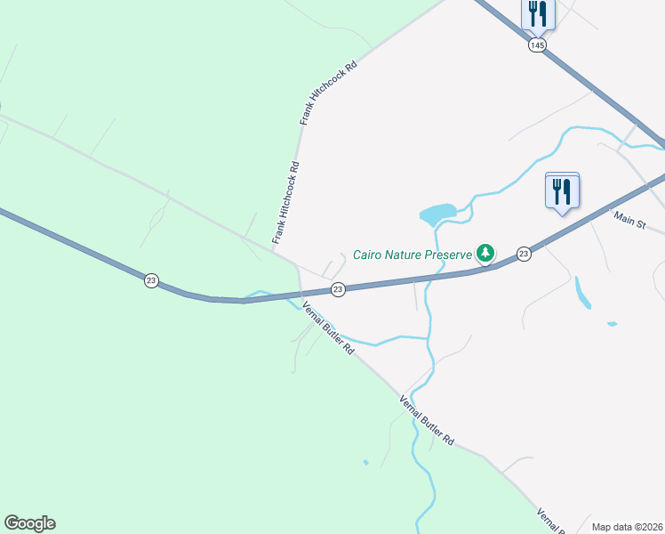 map of restaurants, bars, coffee shops, grocery stores, and more near 13 Old Route 23 in Cairo