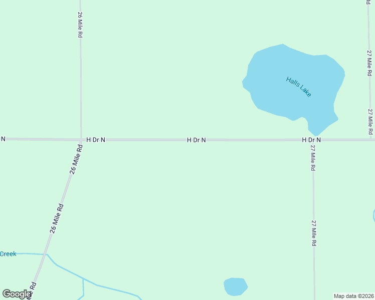 map of restaurants, bars, coffee shops, grocery stores, and more near 26546 H Drive North in Albion