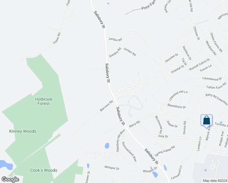 map of restaurants, bars, coffee shops, grocery stores, and more near 787 Salisbury Street in Worcester