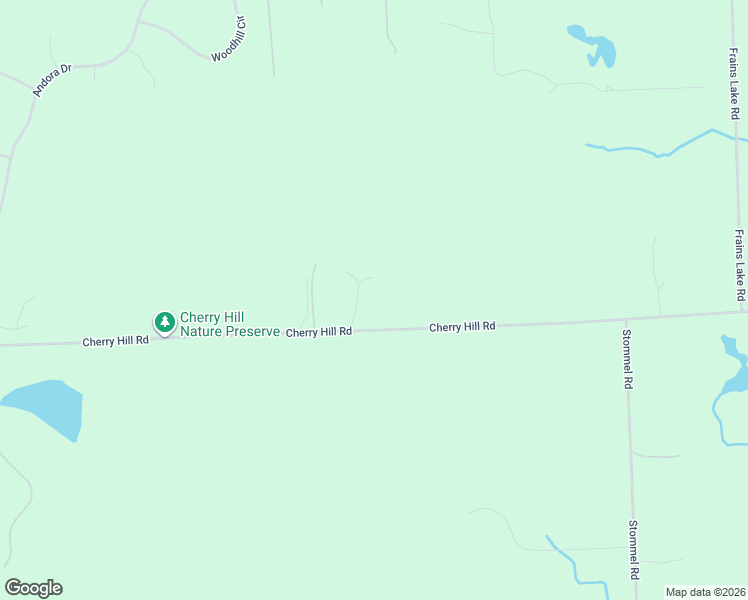 map of restaurants, bars, coffee shops, grocery stores, and more near 6735 Cherry Hill Road in Superior Charter Township