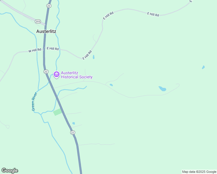 map of restaurants, bars, coffee shops, grocery stores, and more near 100 Harvey Mountain Road in Austerlitz