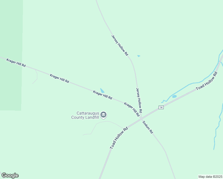 map of restaurants, bars, coffee shops, grocery stores, and more near 8608 Krager Hill Road in Little Valley