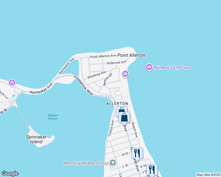 map of restaurants, bars, coffee shops, grocery stores, and more near 3 Bradford Avenue in Hull