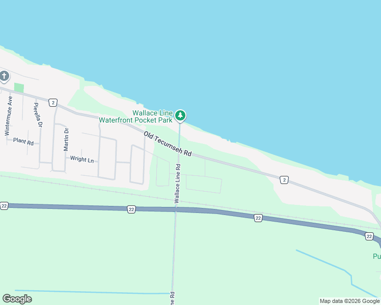 map of restaurants, bars, coffee shops, grocery stores, and more near 710 Old Tecumseh Road in Belle River