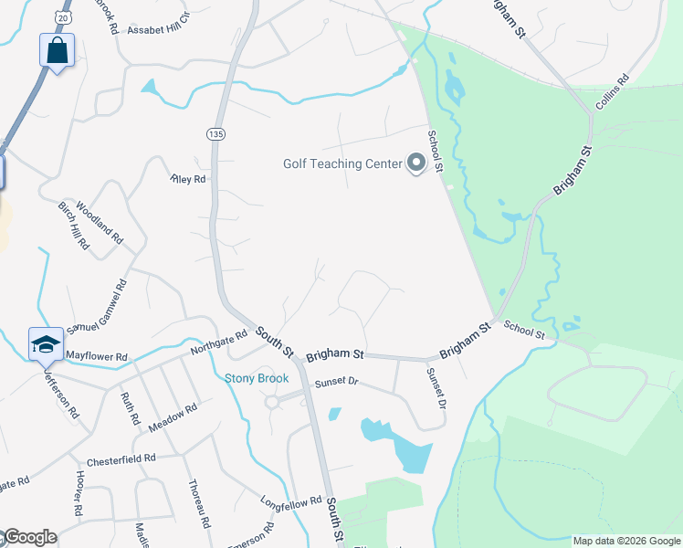 map of restaurants, bars, coffee shops, grocery stores, and more near 40 Milk Porridge Circle in Northborough