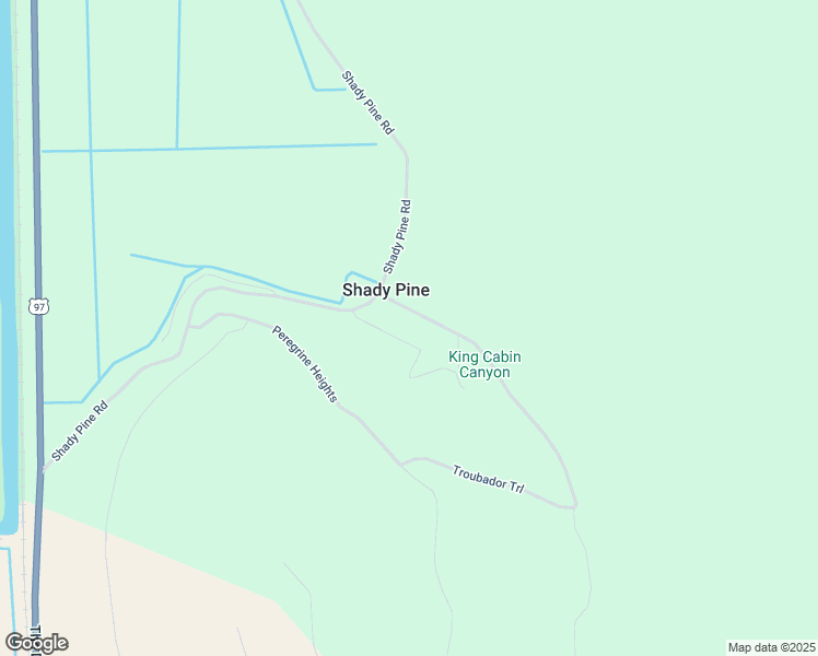 map of restaurants, bars, coffee shops, grocery stores, and more near 1285 Elderberry Lane in Klamath Falls
