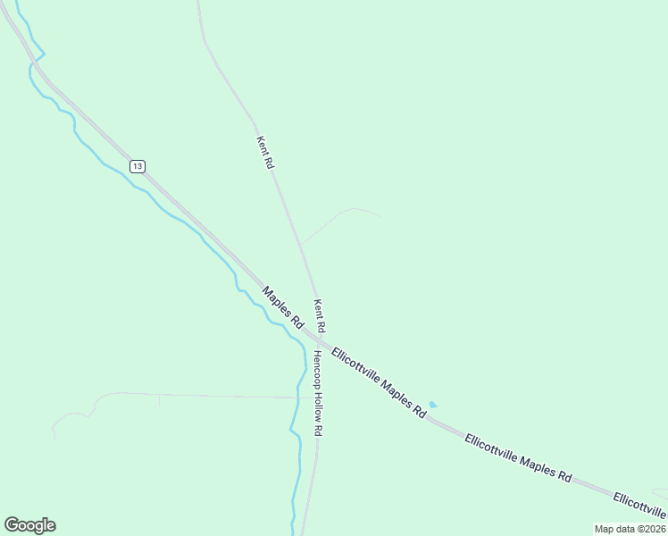 map of restaurants, bars, coffee shops, grocery stores, and more near 7200 Kent Road in Little Valley