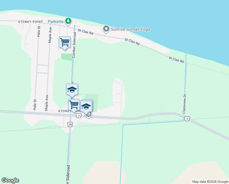 map of restaurants, bars, coffee shops, grocery stores, and more near 114 Beach Court in Essex County
