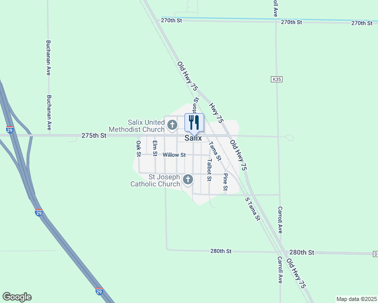 map of restaurants, bars, coffee shops, grocery stores, and more near 312-398 Tipton Street in Salix