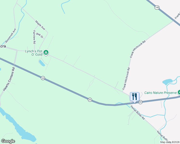 map of restaurants, bars, coffee shops, grocery stores, and more near 146 County Road 20 in Cairo