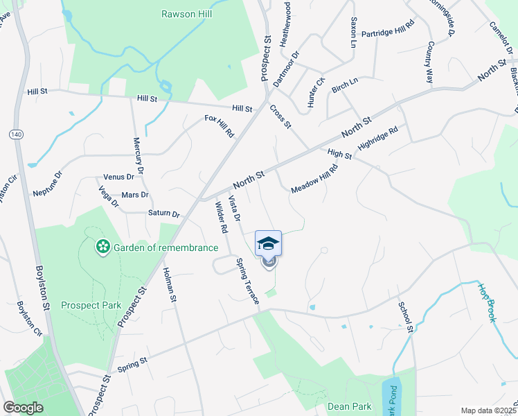 map of restaurants, bars, coffee shops, grocery stores, and more near 4 Lantern Lane in Shrewsbury